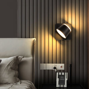 LED Wall Lights Rotatable Up and Down Luminous Decorative Lighting With Switch Living Room BedroomBedside Bamp