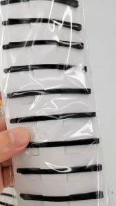 BeeFarm 12Pcs Black BB Hair Clips Straight Drop Hair Pins Fashion Women Flyaway Hair Barrette Accessories