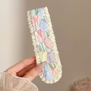 Băng đô miếng dán mái tóc cute viền ren hottrend cài giữ tóc gọn gàng xinh xắn mẫu mới phong cách Hàn Quốc dễ thương