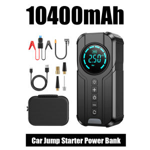 10400mAh Car Jumper Car PowerBank Multi function Car Pump Starter Car Tyre Jumper Kereta Car Emergency Powerban