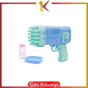 SK-M348 Mainan Anak Pistol Bubble Gun Basoka 32 Lubang Tembak Gelembung / Mainan Tembak Tembakan