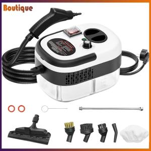 2500W 220V Handheld Steam Cleaner with Brush Heads Household Steam Cleaner High Temperature for Home Kitchen Degreasing