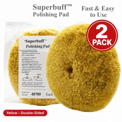 05701&05705 [COD] 3M SUPERBUFF DOUBLE SIDED 8 INCH WOOL BUFFING PADFOR CAR AUTO POLISHER M16 Washing