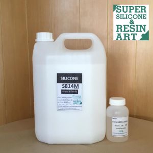 ขนาดคุ้ม 5kg ยางซิลิโคนเหลว S814M (รวมตัวเร่ง) เกรดแข็งปานกลาง แม่พิมพ์คุณภาพทนทาน เหมาะกับต้นแบบขนาดเล็กถึงปานกลาง Silicone Rubber