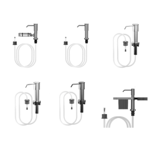 Saving Prominent Kitchen Sink Soap Dispenser with Press Design Strong Rustproof for Dishwashing Liquid