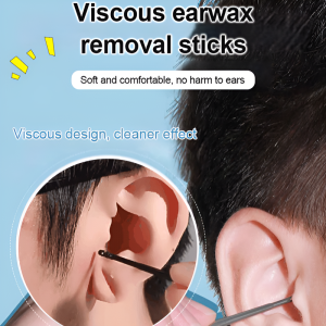 ไม้แคะหูแบบมีกาว ไม้แคะหู ช้อนแคะหูแบบมีกาว สำลีก้าน ไม้แคะหูแบบใช้แล้วทิ้ง ไม้แคะหูแบบมีกาว