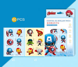 O-New 60pcs Mosquito Repellent Patch Disney Cartoon Anti-mosquito Sticker