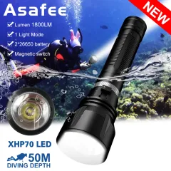 4 x XM-L L2 LED diving flashlight 26650 IPX8 waterproof underwater