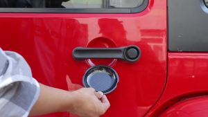 HH8 TESIN ABS Door Bowl Covers For Jeep Wrangler JK 2007-2017 Car Exterior Door Handle Bowl Decoration Cover 2/4 Door Accessories B9K5H