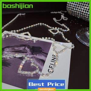 bashijian Metal Heart Chain Belts for Women Waistbands for Dress Waist Chain Belts Rhinestone Belly Chain