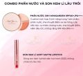 Phấn nước cushion che khuyết điểm makeup 3in1 MiniGarden SPF40+/PA+++ tích hợp phấn nước che khuyết điểm má hồng chống nắng kháng nước không trôi lên tone tự nhiên LALASTORE. 