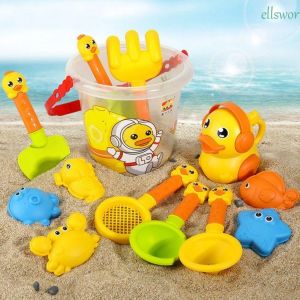 Đồ chơi xúc cát nhiều chi tiết kèm xô đồ chơi đi biển cho bé