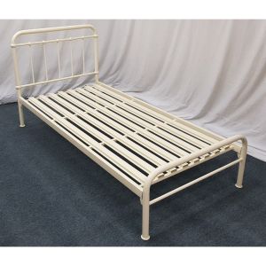 Victoria Single Ivory Metal Bed Frame / Vintage Sturdy Single Metal Bed Frame / High Quality / Katil Besi / Katil Bujang