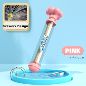 JACIRCLE Water Fireworks Toy Water Blaster Splash Sprinkler Matibay Lightweight Long Distance Spray Summer Outdoor Beach Backyard Pool Party Kids Adults