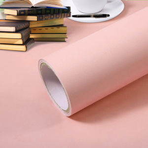 Nhãn dán bàn màu trơn Giấy dán tường tự dính trang trí nội thất chống thấm nước và chống ẩm