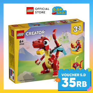 LEGO Creator 31145 Red Dragon (149 Pieces) Building Block Toys Bricks