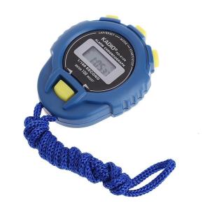 Handheld Digital LCD Sports Stopwatch Chronograph Counter Timer for w/Strap