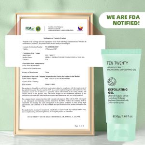 FDA Facial Body Scrub Herbal Extract Exfoliating gel Remove Blackheads Refreshing Cleansing Skin 50g