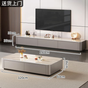 [CozyNest ]Rock Plate Living Room Household Sofa Side Table  Living Room Coffee Table Tea Table End Table Dining Table Small Table