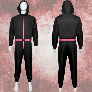 Banknote house dali cosplay onesie black halloween adult child games cosplay costume holiday gifts