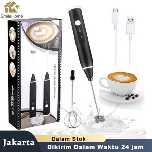 Pengaduk Telor Alat Kocok Telur Elektrik Pengaduk Kopi Elektrik Cappuccino Maker Mini Electric Hand Mixer Pengocok Telur Pengaduk Telor Adonan Recharge USB