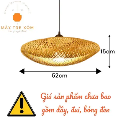Đèn tre bóng mây- đèn trang trí thả trần