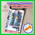 Lem Besi Epoxy Adhesives Tahan Panas Lem Campur Lem Metal Logam Baja Tembaga Steel Seng Aluminium Kaca Keramik Kayu Plastik. 