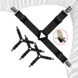 Bộ 4 Dây Kẹp Ga Giường 3 Chấu Inox Cố Định Chắc Chắn Giữ Phẳng Ga Nệm Gọn Gàng Cho Giấc Ngủ Ngon