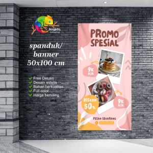 Cetak Spanduk Banner Aneka Jajanan Manis