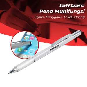Pulpen Pena Multifungsi Plastik Stylus Penggaris Waterpass Obeng Pulpen Multifungsi Plastik Stylus + Penggaris + Waterpass + Level + Obeng Pulpen Alat Tulis Multifungsi