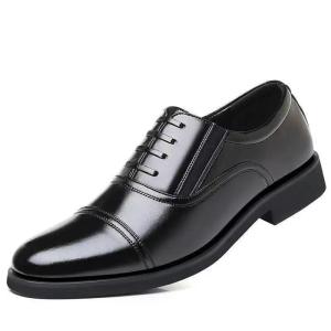 GRAEAE Business Leather Shoes Mens Three Joint Formal Work Shoes Soft Soled Mens Shoes Trendy Shoes