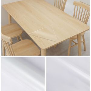 0.18mm Thickened Luxury Furniture Protector Film Glossy/Matte Self-healing Heatproof Transparent Self Adhesive Wallpaper for Table Desk Wall Cabinet Wardrobe Refrigrator Kitchen Renovation Oil proof Waterproof Sticker