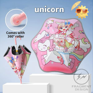 F&D Umbrella for kids With Cover Up For boy &girls Childrens umbrella sun cartoon waterproof
