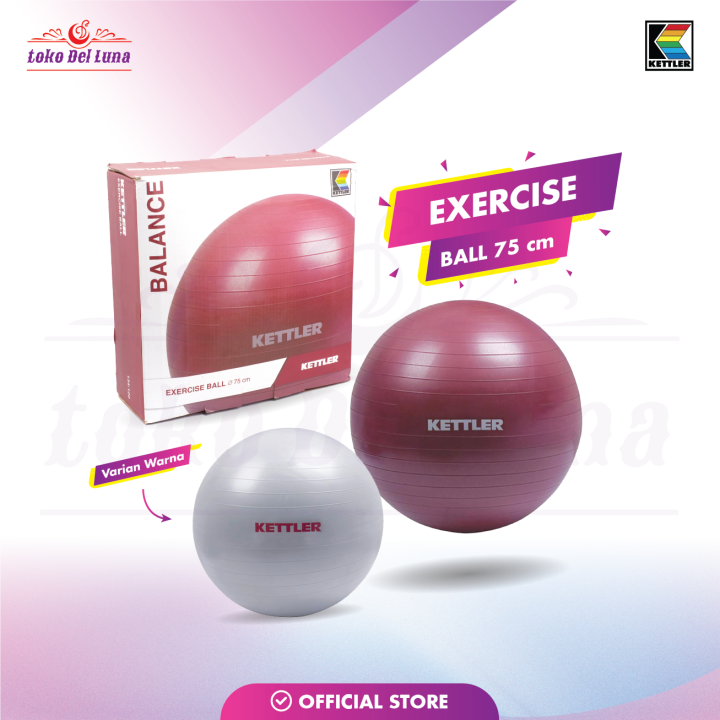 GYM Ball KETTLER EXERCISE BALL 75CM Gym Ball Untuk Olahraga Bola
