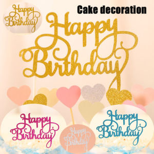 10 Pcs Happy Birthday Cake Toppers Acrylic Cake Topper Happy Birthday Topper Cake Decoration For Birthday Theme Party