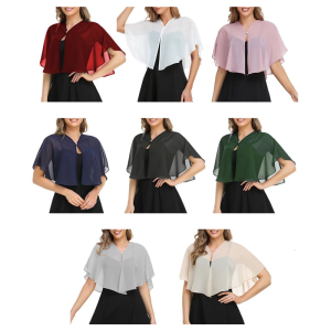 Stylish Chiffon Covers Up Beautiful Comfortable Shawl Sunscreen Casual Shawl for Various Occasion