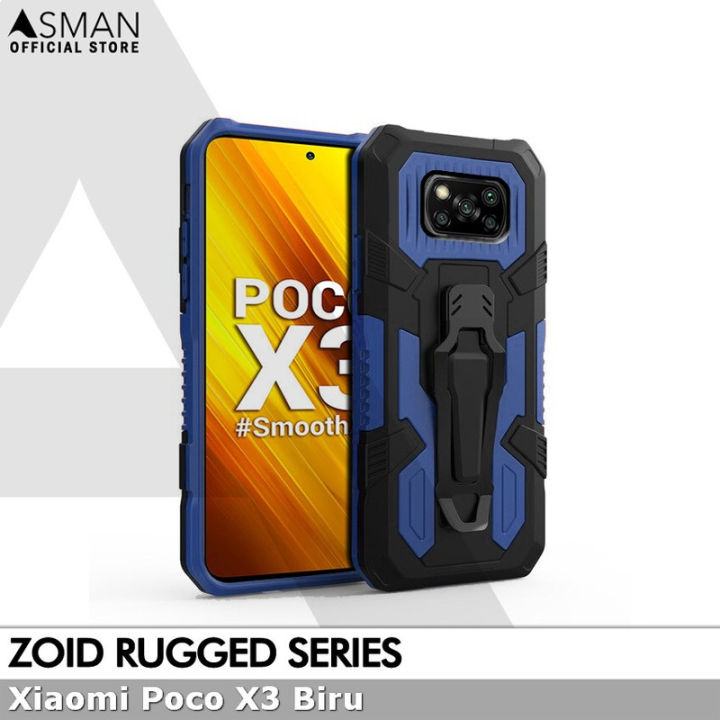 Case Xiaomi Poco X3 Zoid Series Ruged Armor Layers Shockproof