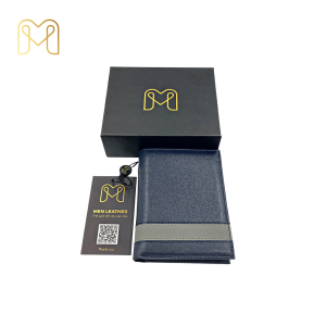 Ví nam ví da bò dáng đứng cao cấp chính hãng Men Leather M2V3R9 quà tặng sinh nhật đẹp sang trọng bóp nam hàng hiệu da thật full hộp