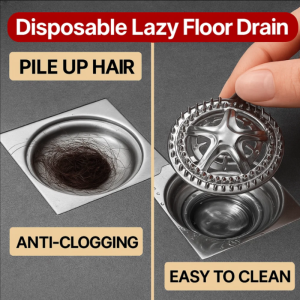 💕Anti-Blocking Artifact💕Iceberg Disposable Floor Drain Sticker Mesh Sticker Bathroom Bathroom Sewer Hair Filter Anti-Insect Floor Drain Net Floor Drain Filter