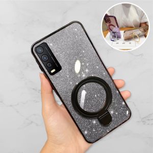 Case Magsafe Vivo Y12s Y20 Y20s Y20a Y20i Luxury Gliter Premium TPU Ring Magnetic Soft Case