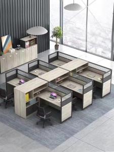 Pre-Order B146 Executive Workstationwith high partionwith/without pedestal/cabinet Home Office TableSystemFurniture study deskCubicleStraight L Shape Divider Set