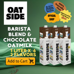 OATSIDE Barista Blend Oat Milk and Oatside Chocolate Oat Milk in 1L x3x3 Bundle Pack Non-Dairy Milk For Coffee