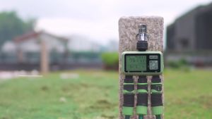 Diivoo Garden Water Timer 3 Zone Programmable Automatic Irrigation Timer with Rain Delay Manual/Auto Mode Watering for Lawn Yard