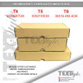 Textstyle T4 T5 T6 T-Mailer Box Corrugated Mailer Brown Kraft Box Packaging Shipping box Gift Box  - Set of 10. 