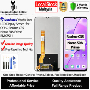 LCD Display Touch Screen Digitizer Full Set for OPPO Realme C35 Narzo 50A Prime RMX3511