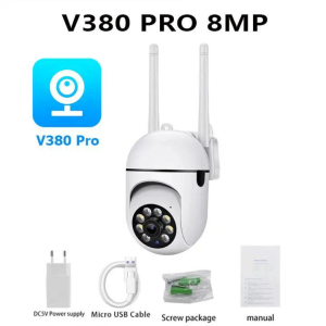 V380 Pro/YooSee 15MP 3 หน้าจอ CCTV Camera Full HD ซูมได้ไกล10เท่า 4G Sim Card/WiFi กล้องวงจรปิด360 Outdoor Waterproof Night Vision มีไมค์มีลำโพง IP Camera Auto Tracking ระบบการแจ้งเตือน
