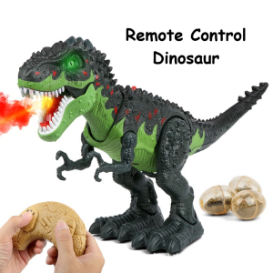 Mist effect walking lay egg Remote Control Dinosaur RC kids toy jurassic tiktok kawalan jauh trex jalan bertelur berasap