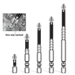 6pcs /10pcs Magnetic Batch Head Anti-Slip High Hardness WaterProof Electric Screwdriver