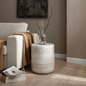 Urban Echo Nordic style tunnel stone coffee table marble paper finish table Fiberglass material