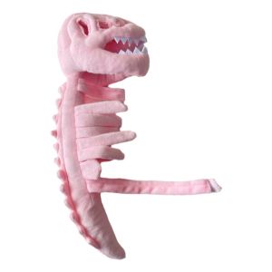 HPVDBP 3D Dinosaur Skeleton Pet Costume Glow in The Dark Luminous Dinosaur Bone Pet Headgear Photo Props Creative Halloween Pet Costume Pet Supplies